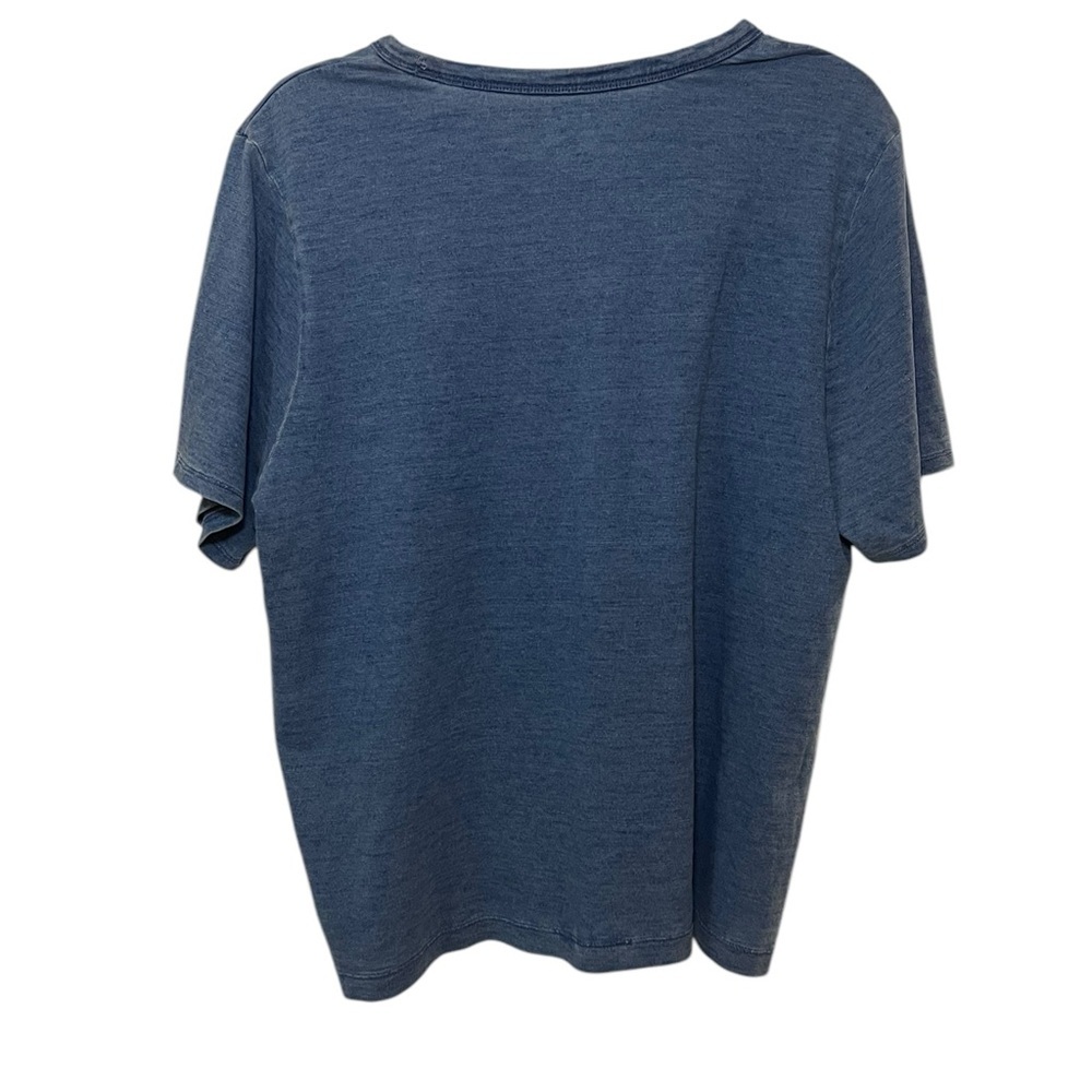 Faherty sunwashed crew tee indigo wash extra large new with tags blue - Picture 3 of 10
